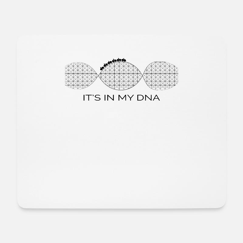 Roller coaster DNA - Mouse Pad (horizontal) - white