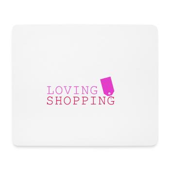 Shopping aimant - Tapis de souris (format paysage) - blanc - Devant