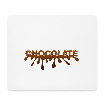 chocolate - chocolate - Mouse Pad (horizontal) - white - Front