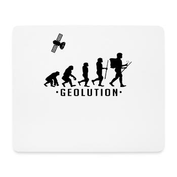 Chemise geocaching evolution Geolution - Tapis de souris (format paysage) - blanc - Devant