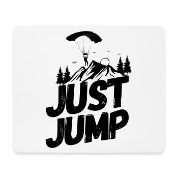 Skydiving parachute jumping - Mouse Pad (horizontal) - white - Front