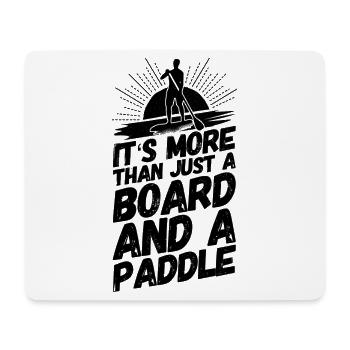 Stand Up Paddling Sup disant drôle - Tapis de souris (format paysage) - blanc - Devant