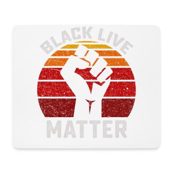 Vintage Black Lives Matter - Mousepad (Querformat) - Weiß - Vorne