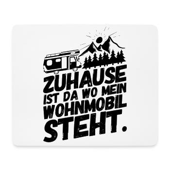 Camper Camping Campen Wohnmobil II - Mousepad (Querformat) - Weiß - Vorne
