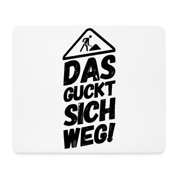 Bauarbeiter Baustelle guckt sich weg II - Mousepad (Querformat) - Weiß - Vorne