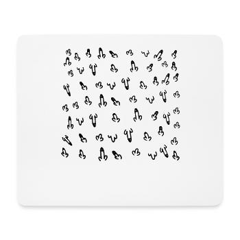Sexy Penisse - Mousepad (Querformat) - Weiß - Vorne