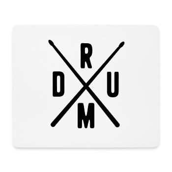 Drums drummer Drum II - Mouse Pad (horizontal) - white - Front