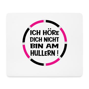 lustige Hullern Hooping Sprüche Geschenk - Mousepad (Querformat) - Weiß - Vorne