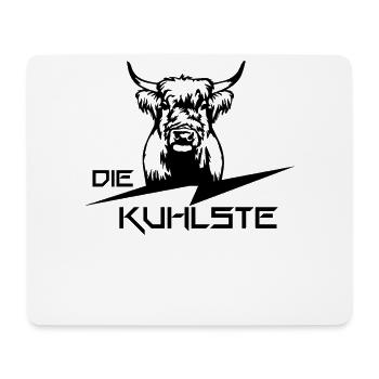 Die Kuhlste Highland Cattle Hochlandrind Lustiges - Mousepad (Querformat) - Weiß - Vorne