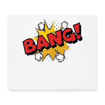 Afraid! Comic Speech Bubble - Mouse Pad (horizontal) - white - Front