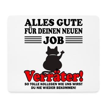 Alles Gute Verräter - Jobwechsel Abschiedsgeschenk - Mousepad (Querformat) - Weiß - Vorne