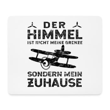 Flugzeug Pilot Flieger Flug Spruch - Mousepad (Querformat) - Weiß - Vorne