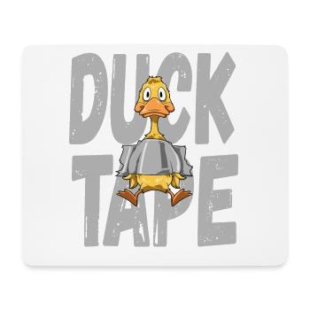 Ruban adhésif de canard pour hommes et femmes - Tapis de souris (format paysage) - blanc - Devant