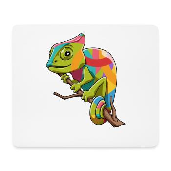 Chameleon iguanas breeding reptiles - Mouse Pad (horizontal) - white - Front