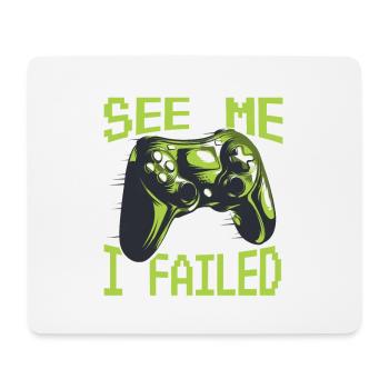 If You can See Me - I Failed My Stealth Check - Mousepad (Querformat) - Weiß - Vorne