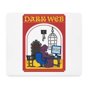 Dark Web - How To Date Goth Girls - Mouse Pad (horizontal) - white - Front