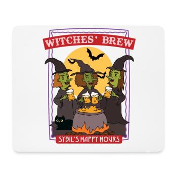Witches' Brew - Les Happy Hours de Sybil - Tapis de souris (format paysage) - blanc - Devant