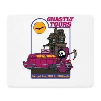 Deadly Tours - We Put The FUN In FUNerals - Mouse Pad (horizontal) - white - Front