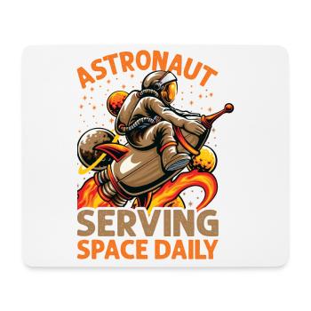 Astronaute au service de l’espace tous les jours - Drôle - Planètes - - Tapis de souris (format paysage) - blanc - Devant