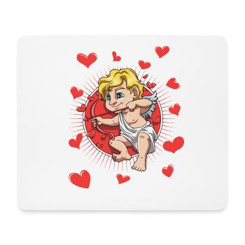 Liebesengel Zeichen der Liebe Romantik Geschenk - Mousepad (Querformat) - Weiß - Vorne