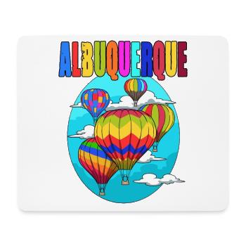 Albuquerque Ballon New Mexico Party Heißluftballon - Mousepad (Querformat) - Weiß - Vorne