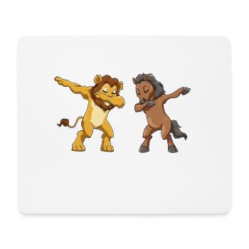 Baden Würtemberg Löwe Stute Pferd Schwabe - Mousepad (Querformat) - Weiß - Vorne