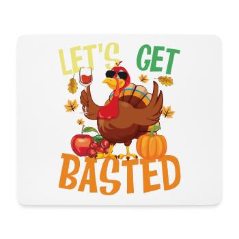 Let's Get Basted für die Familie - Mousepad (Querformat) - Weiß - Vorne