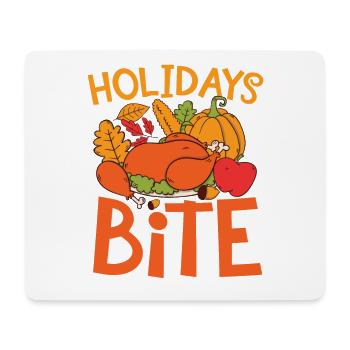 Holidays Bite für die Familie Männer Frauen und - Mousepad (Querformat) - Weiß - Vorne