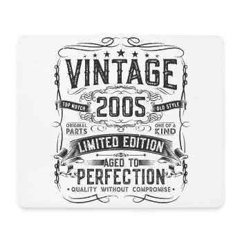 2005 vintage born vintage birthday gift - Mouse Pad (horizontal) - white - Front