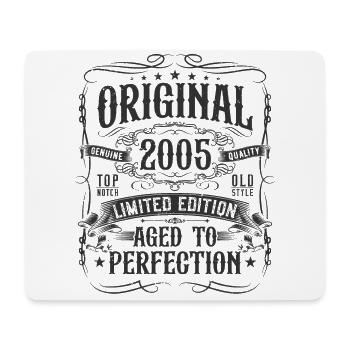 2005 vintage born vintage birthday gift - Mouse Pad (horizontal) - white - Front