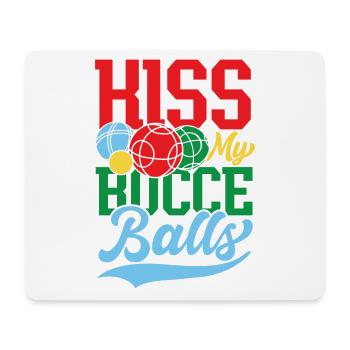 Petanque Petanque Boccia Bocce Boule für einen - Mousepad (Querformat) - Weiß - Vorne
