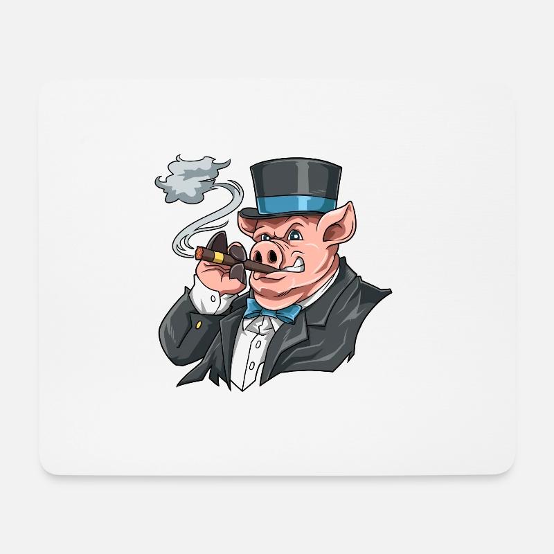 Chef Vorgesetzter Arbeiten - Mousepad (Querformat) - Weiß