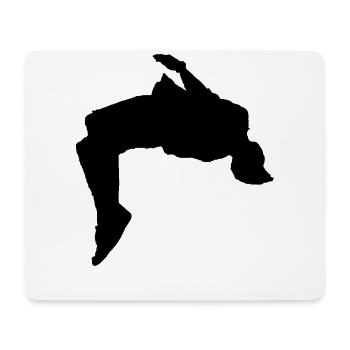 Trampoline - Tapis de souris (format paysage) - blanc - Devant