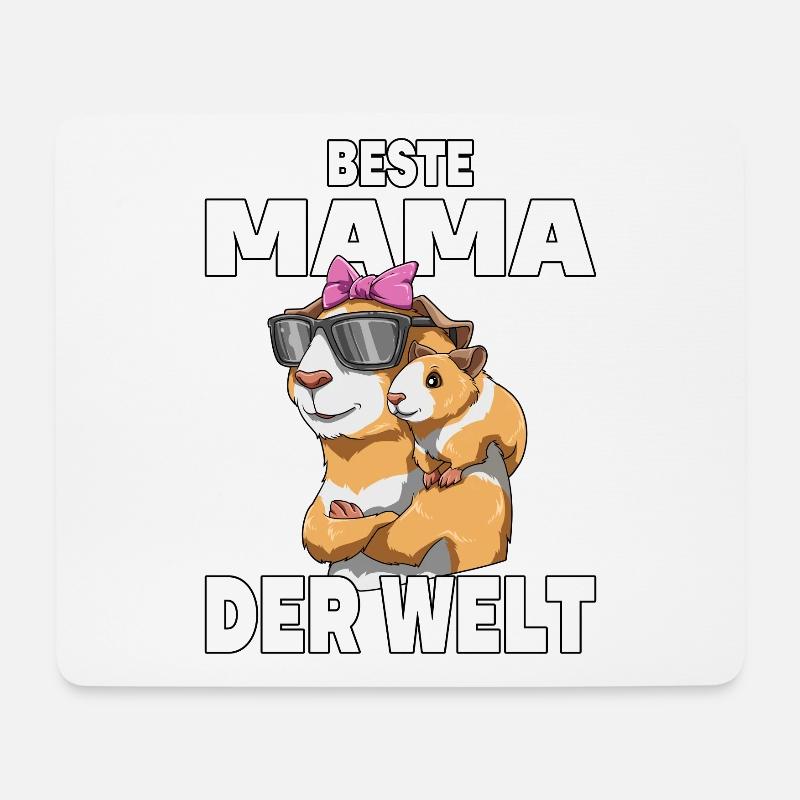 Beste Mama der Welt Muttertag Mutter - Mousepad (Querformat) - Weiß