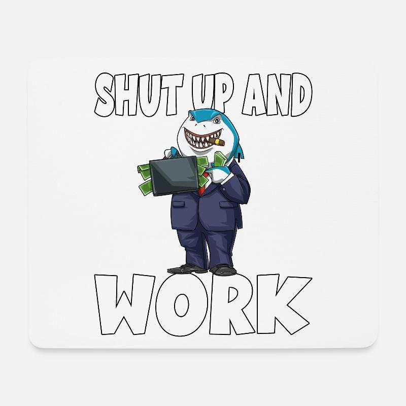 Chef Vorgesetzter Arbeiten - Mousepad (Querformat) - Weiß