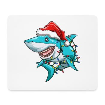 Hai Weihnachten Geschmückt Nikolaus - Mousepad (Querformat) - Weiß - Vorne