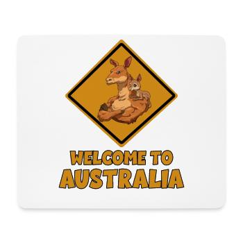 Australien Känguru für Australier - Mousepad (Querformat) - Weiß - Vorne