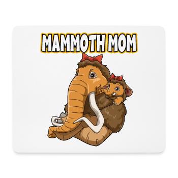 Beste Mama der Welt Muttertag Mutter Mammut - Mousepad (Querformat) - Weiß - Vorne