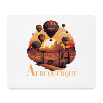 Albuquerque Ballon New Mexico Heißluftballon - Mousepad (Querformat) - Weiß - Vorne