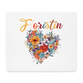 Floristin für eine Floristin - Mousepad (Querformat) - Weiß - Vorne