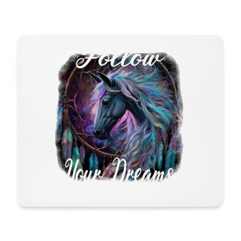 Follow Your Dreams für einen Esoteriker - Mousepad (Querformat) - Weiß - Vorne
