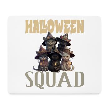 Halloween Squad Katzen Hexen - Mousepad (Querformat) - Weiß - Vorne