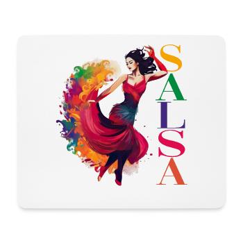 Salsa Tanz Kubanischer Tanz Kuba Urlaub - Mousepad (Querformat) - Weiß - Vorne