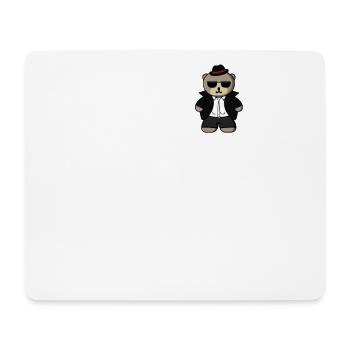 Gangster Bear Kawaii Pocket - Mouse Pad (horizontal) - white - Front