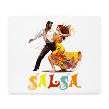 Salsa Tanz Kubanischer Tanz Kuba Urlaub - Mousepad (Querformat) - Weiß - Vorne