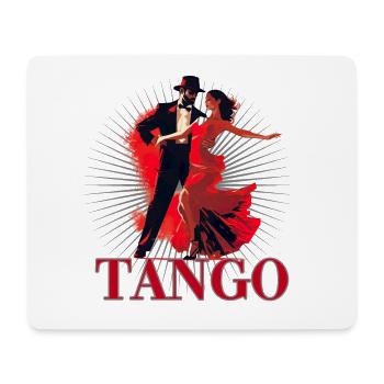 Tango Tanz für einen Tango Tänzer Tänzerinnen - Mousepad (Querformat) - Weiß - Vorne