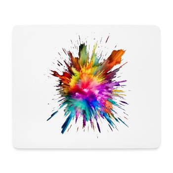 Color Splash für Männer und Frauen - Mousepad (Querformat) - Weiß - Vorne