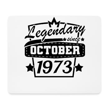 Legendary since October 1973 - Mouse Pad (horizontal) - white - Front