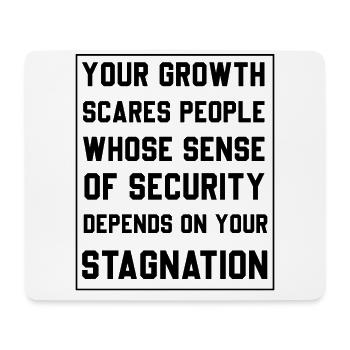funny saying - Mouse Pad (horizontal) - white - Front