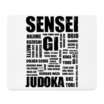 Judo - Mousepad (Querformat) - Weiß - Vorne